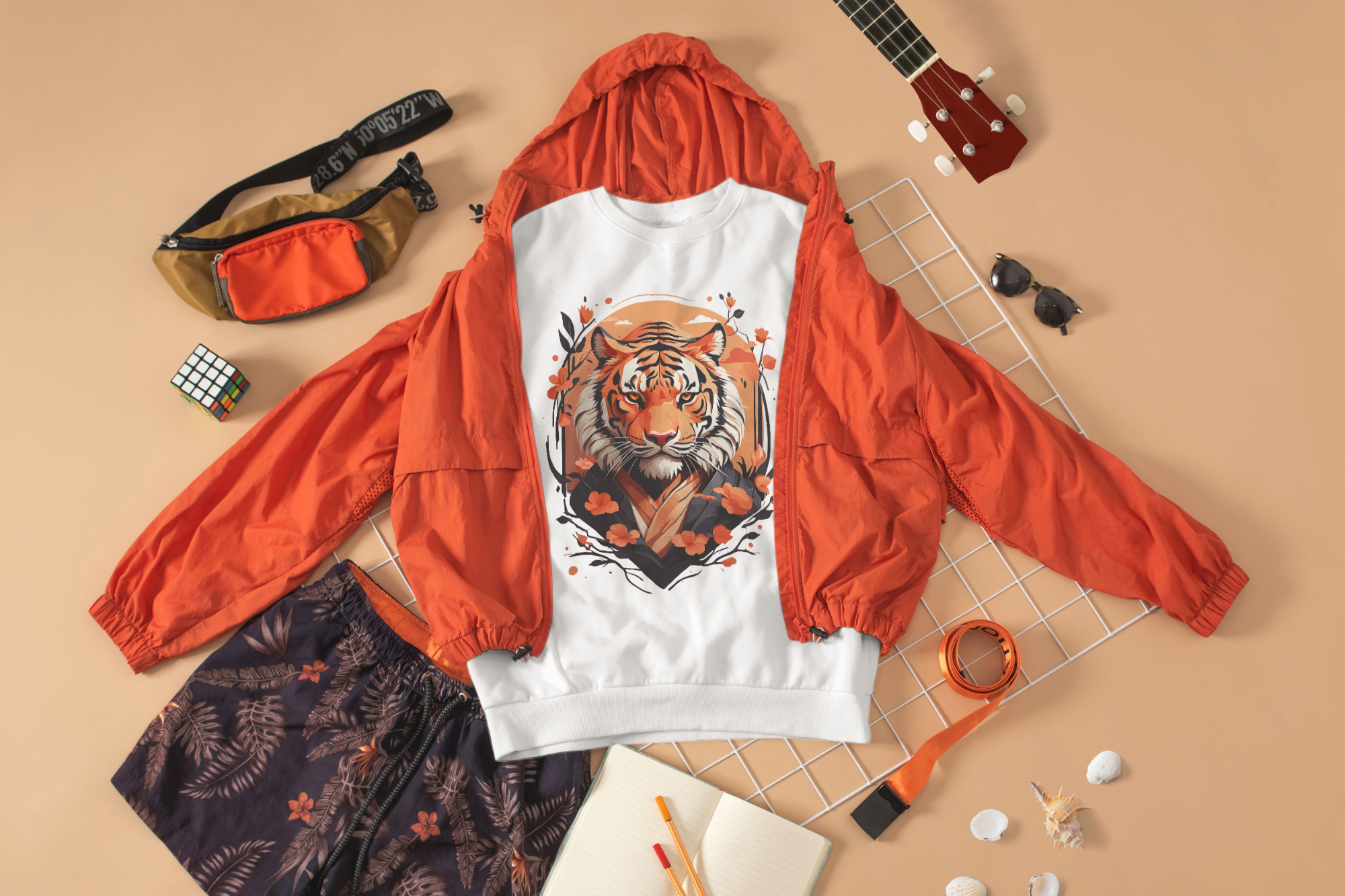 Tiger im Japan-Look