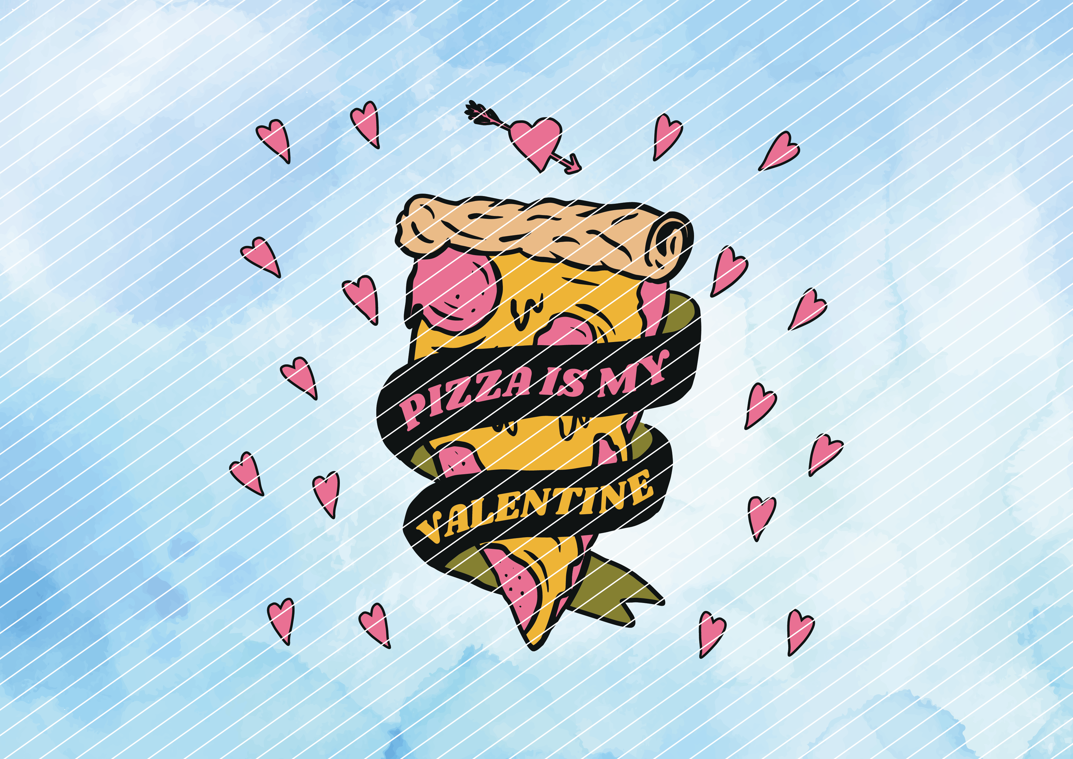 Pizza is my valentine